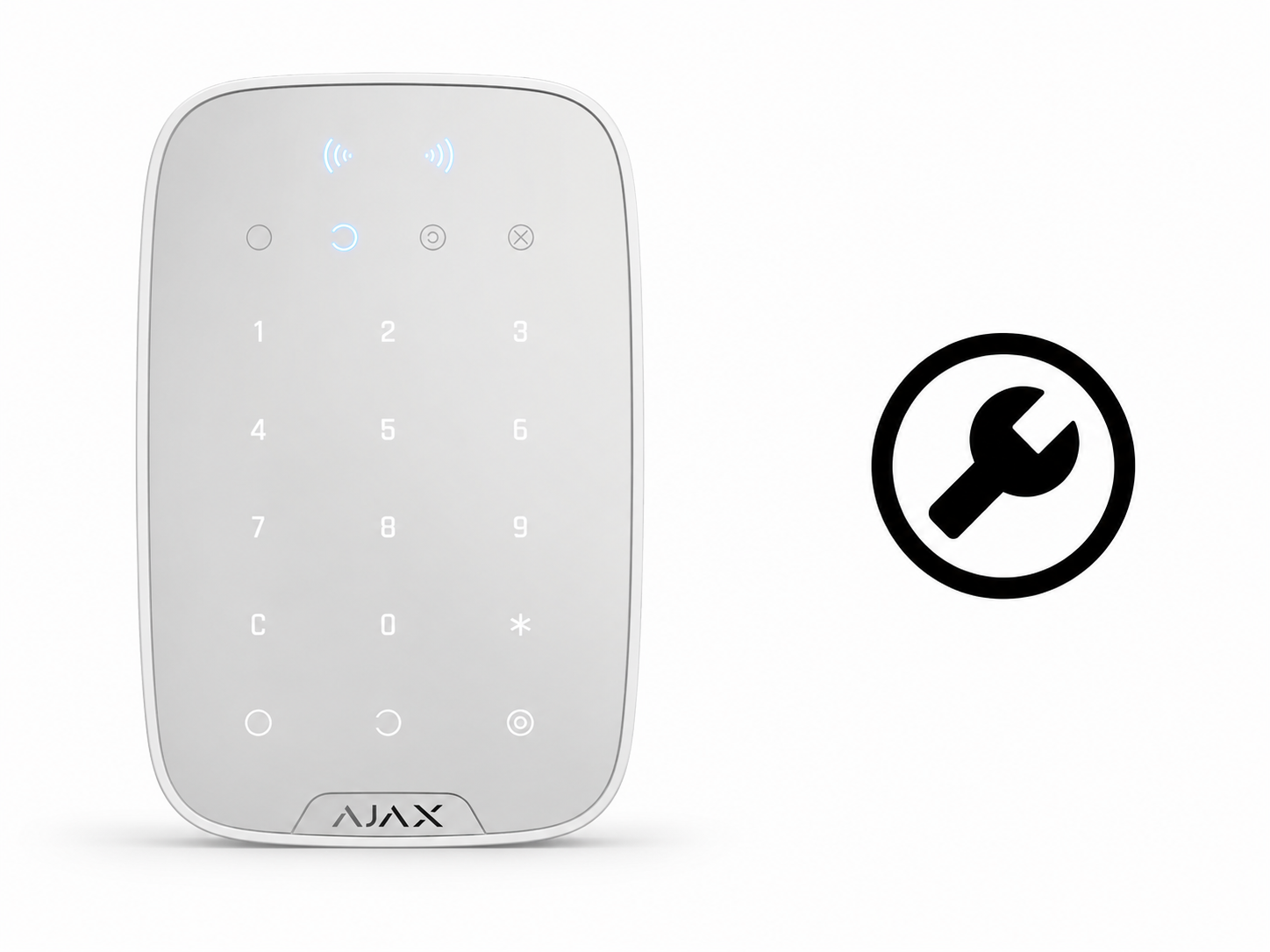 RepairKit Ajax Keypad Plus weiß