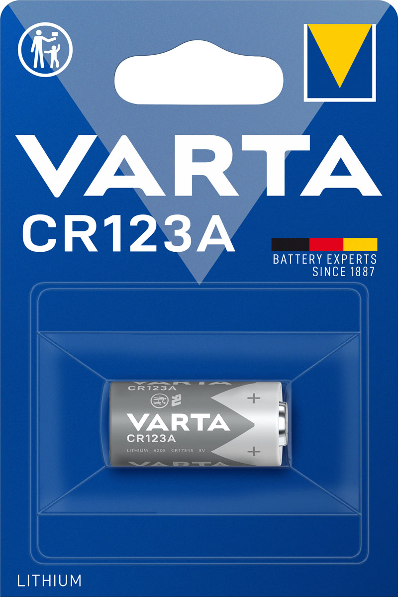 Varta BAT-3V0-CR123A.01 Lithium-Batterie Varta BAT-3V0-CR123A.01 Lithium-Batterie | EPS