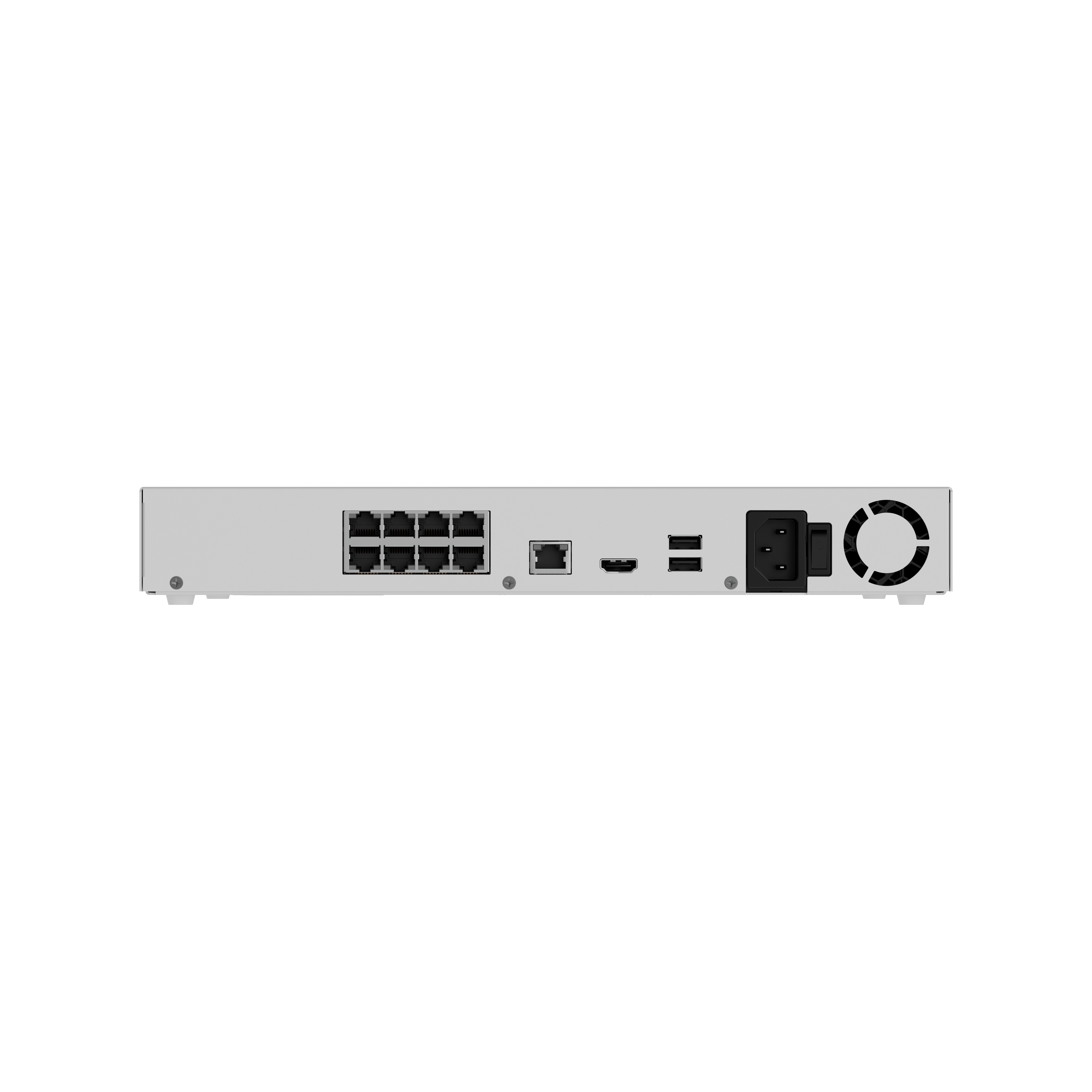 Ajax NVR H2D8PAC (8-ch) Weiß Detailansicht Bild 2 | EPS