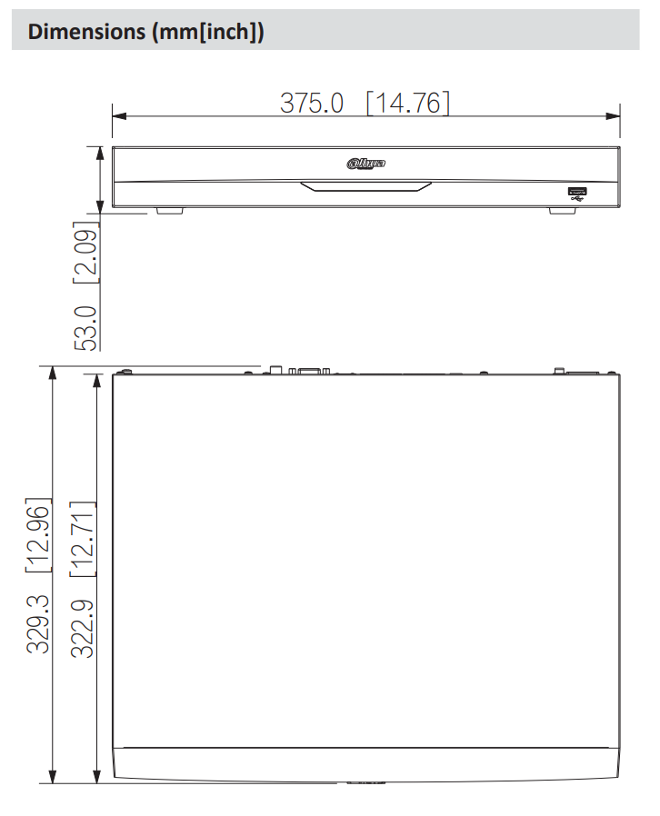 Dahua D-NVR4208-8P-EI Detailansicht Bild 2 | EPS