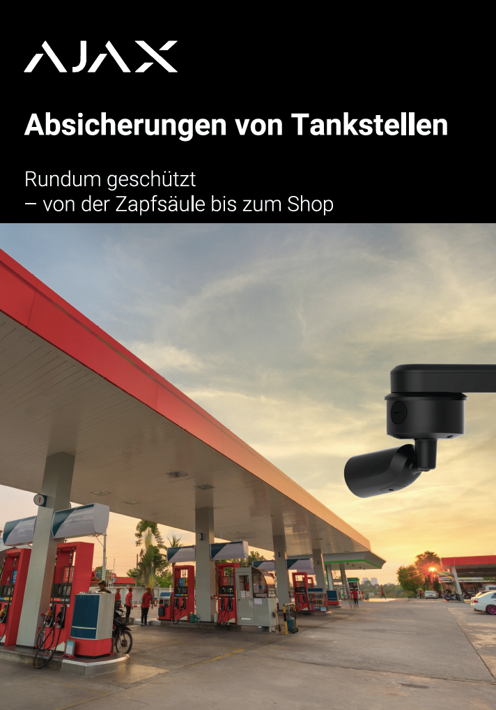 Ajax Ajax Broschüre: Absicherung in Tankstellen Ajax Ajax Broschüre: Absicherung in Tankstellen | EPS