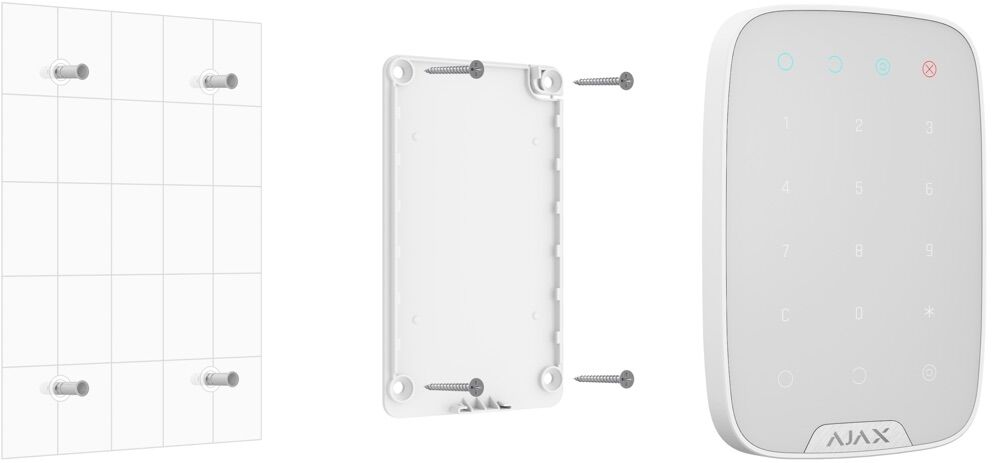 Ajax Keypad Weiß | EPS