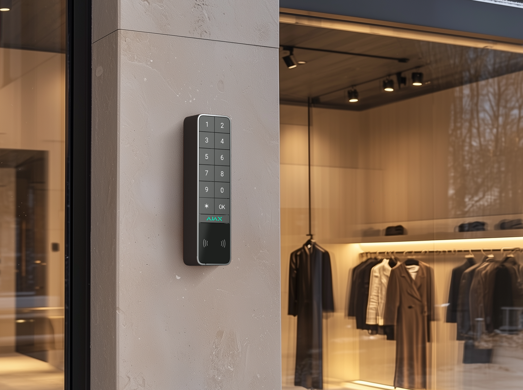 Ajax KeyPad Outdoor Jeweller Graphit Ajax KeyPad Outdoor Jeweller Graphit Detailansicht Bild 5 | EPS