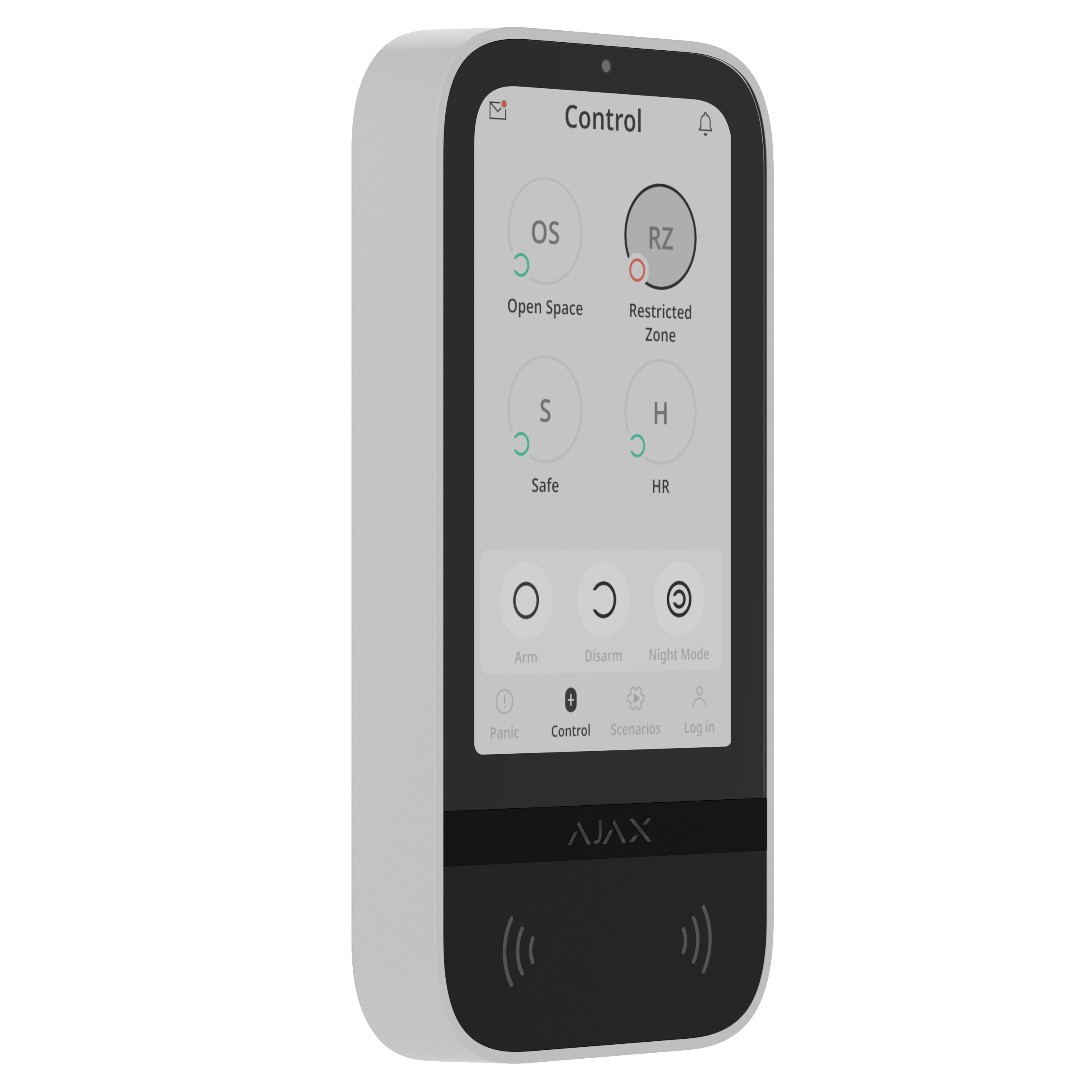 Ajax Superior KeyPad TouchScreen G3 Jeweller Weiß Ajax Superior KeyPad TouchScreen G3 Jeweller Weiß Detailansicht Bild 9 | EPS
