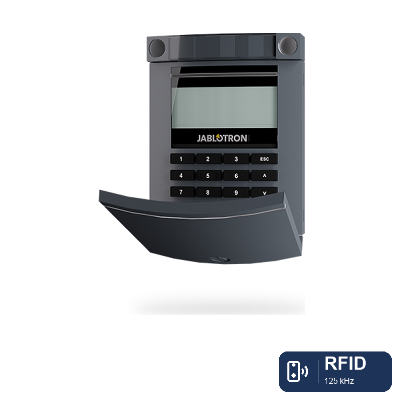 JA-114E-AN Buszugangsmodul mit Display, Tastatur und RFID - anthrazit