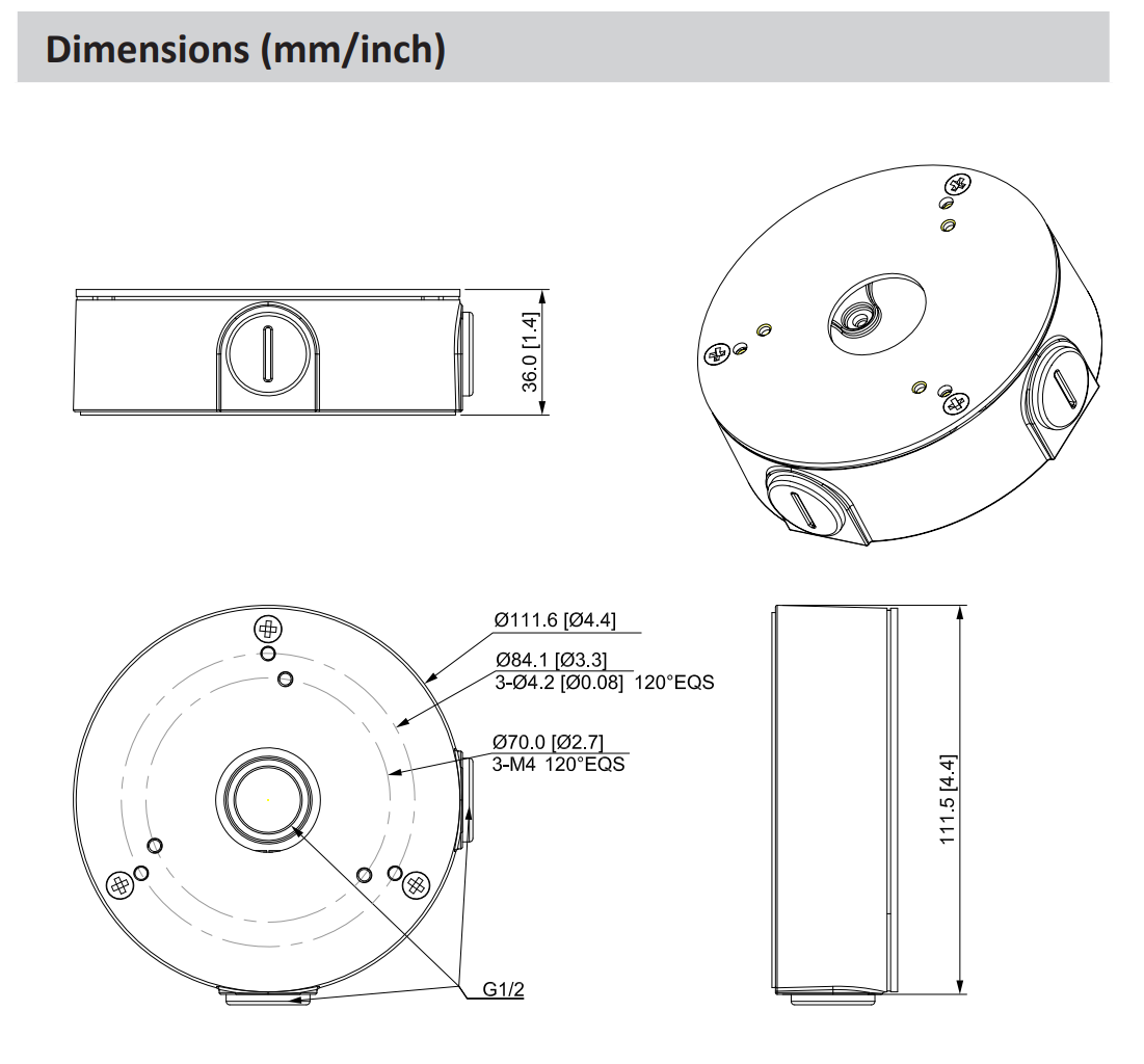 Dahua D-PFA13G Dahua D-PFA13G | EPS
