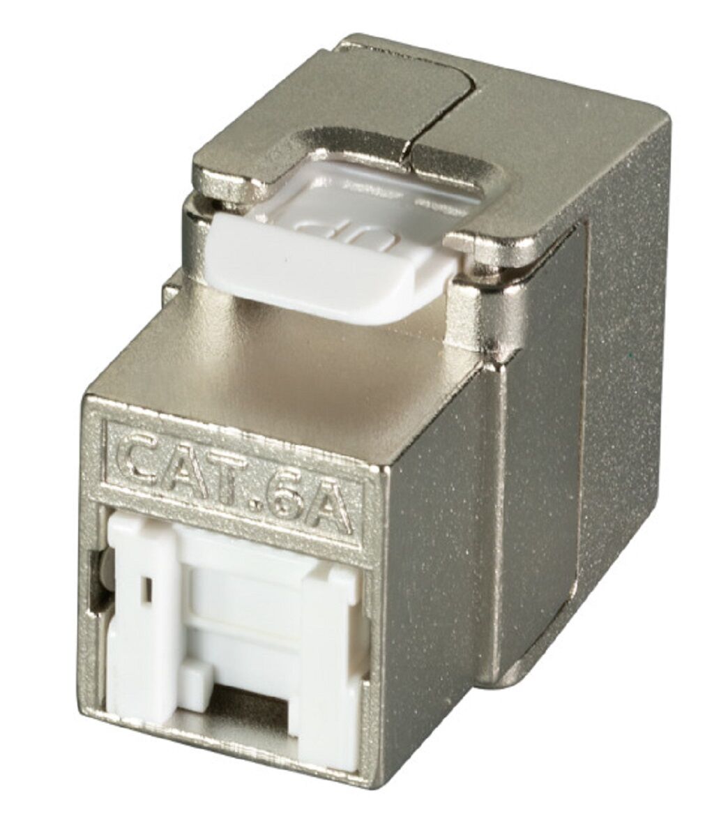 EPS RJ45 Shortbody Keystone STP, Cat.6A 500MHz mit integriertem Shutter | EPS