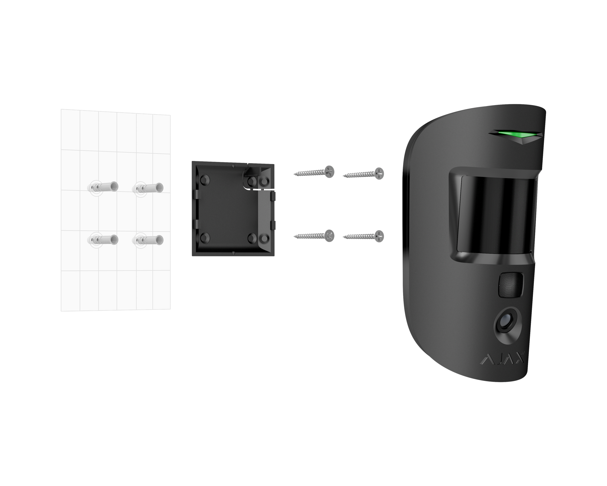 Ajax MotionCam HDR Schwarz Ajax MotionCam HDR Schwarz Detailansicht Bild 2 | EPS