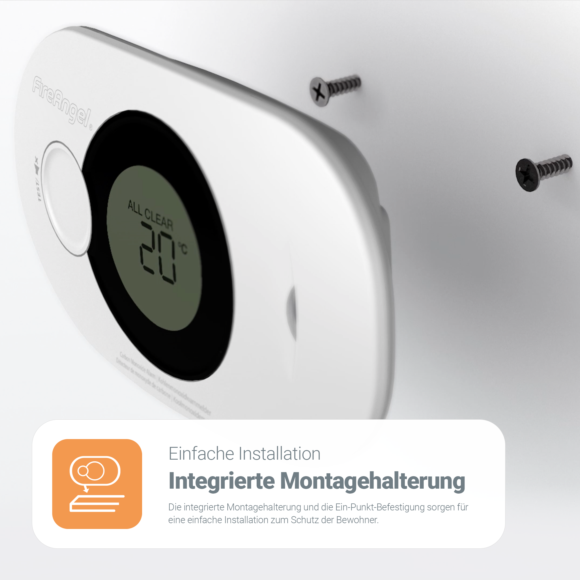 FireAngel FA-3322-EUX10 Digitaler Kohlenmonoxidwarnmelder FireAngel FA-3322-EUX10 Digitaler Kohlenmonoxidwarnmelder Detailansicht Bild 16 | EPS