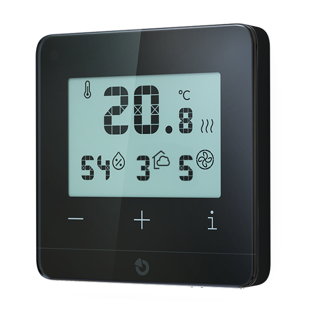 JB-112TP-AN BUS-Raumthermostat CO2-Sensor Anthrazit