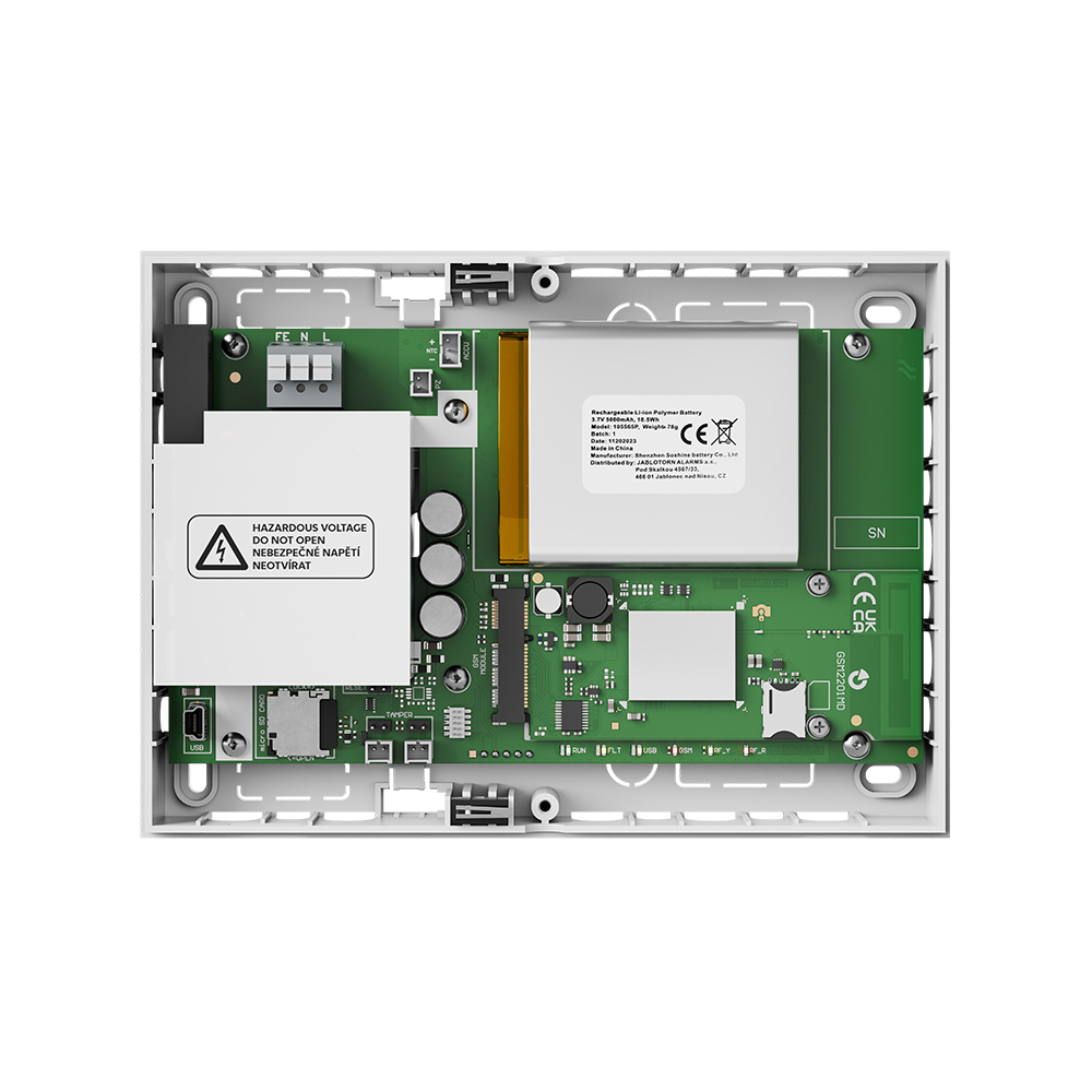 Jablotron JA-152KRY Zentrale mit Funkmodul und 4G-Kommunikator LITE Jablotron JA-152KRY Zentrale mit Funkmodul und 4G-Kommunikator LITE Detailansicht Bild 6 | EPS