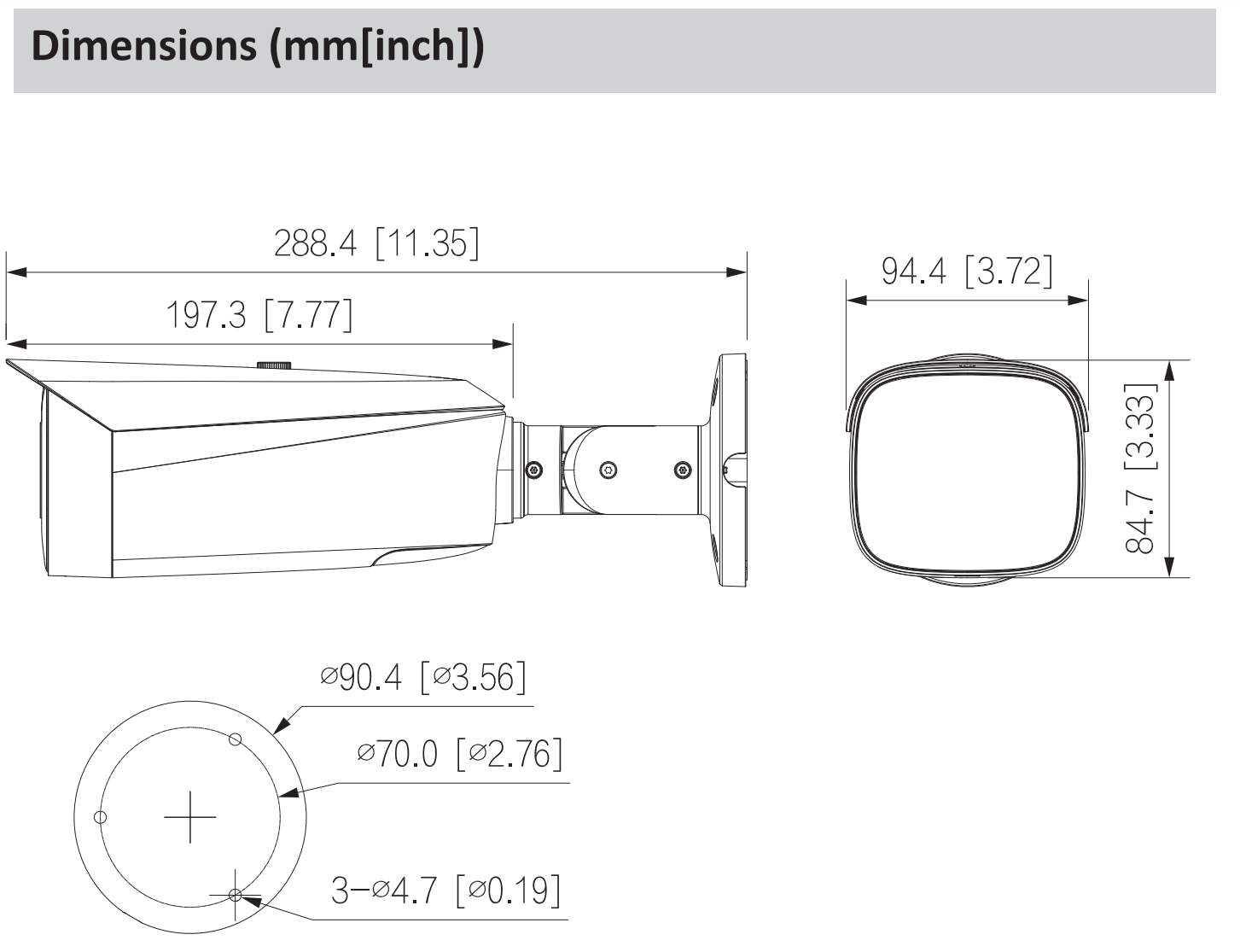 Dahua D-IPC-HFW5849T1P-ASE-LED-0360B-S2 | EPS