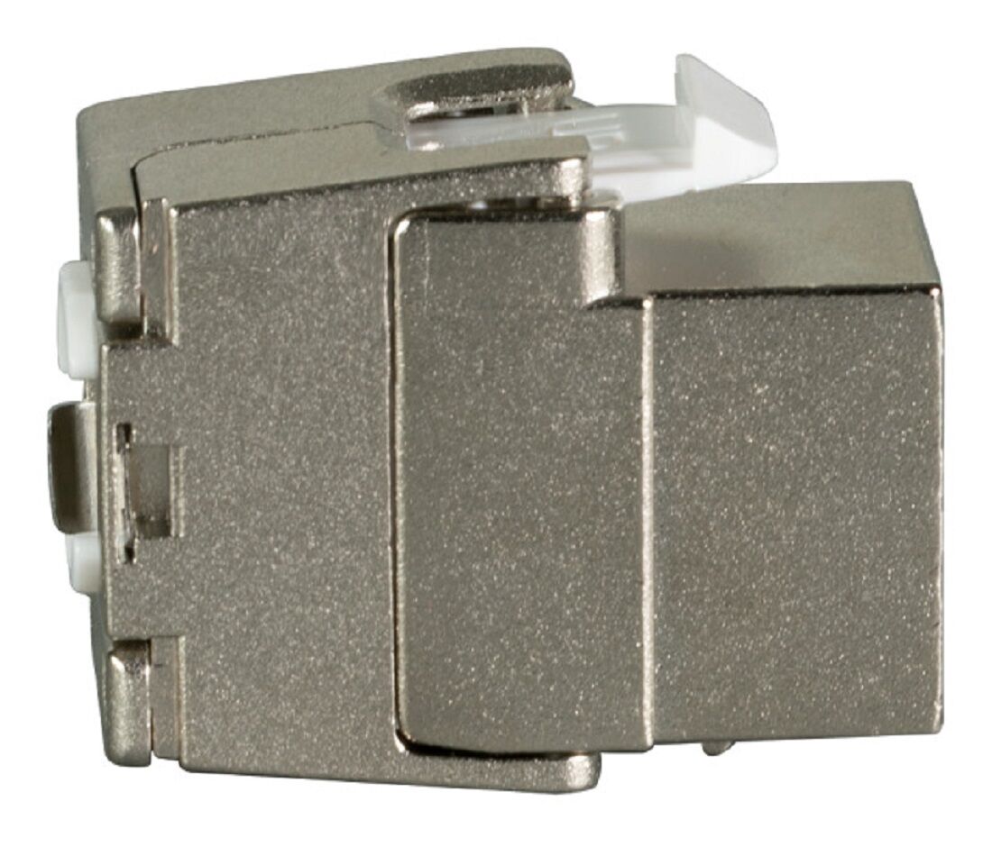 EPS RJ45 Shortbody Keystone STP, Cat.6A 500MHz mit integriertem Shutter Detailansicht Bild 3 | EPS