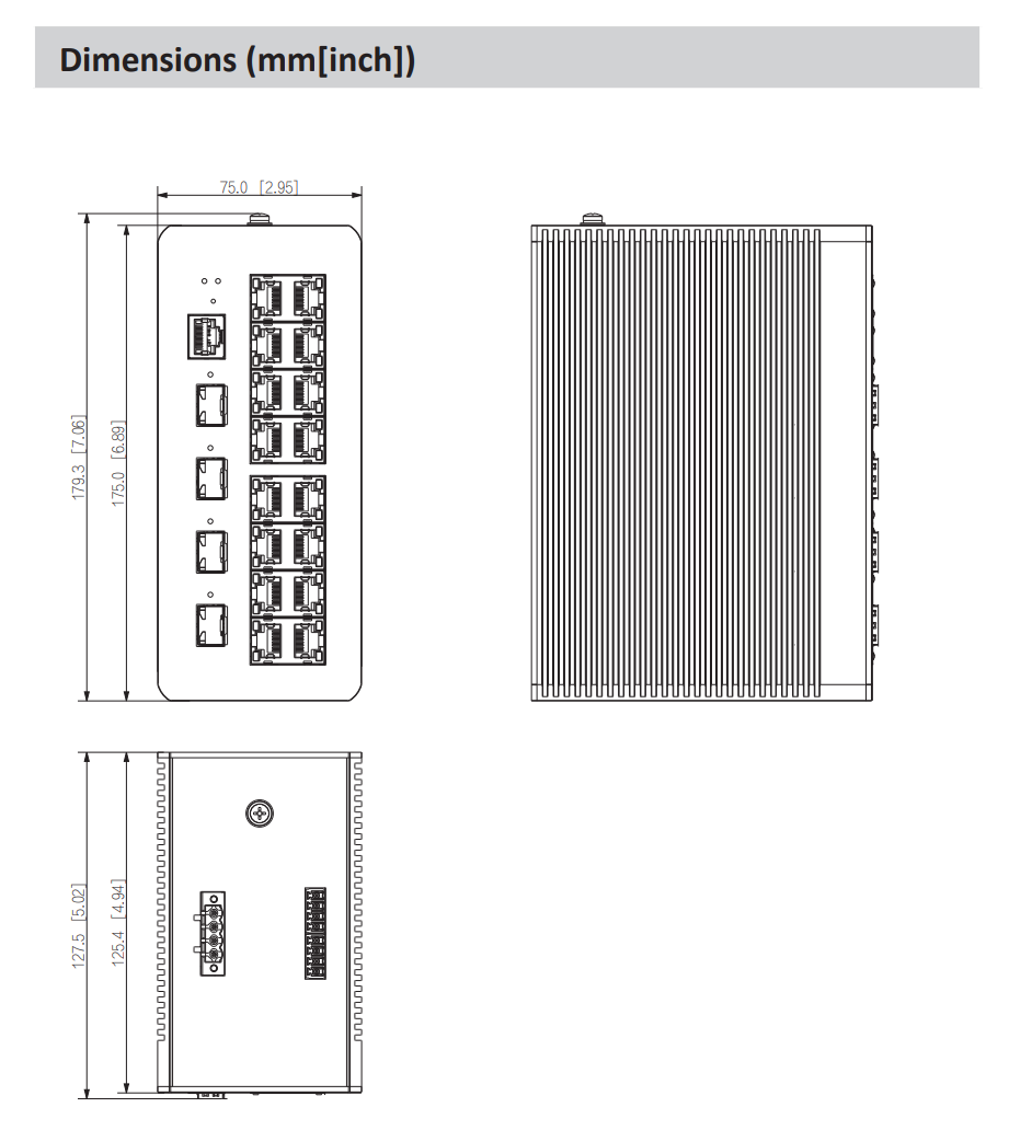 Dahua D-IS4420-16GT-240 Dahua D-IS4420-16GT-240 Detailansicht Bild 5 | EPS