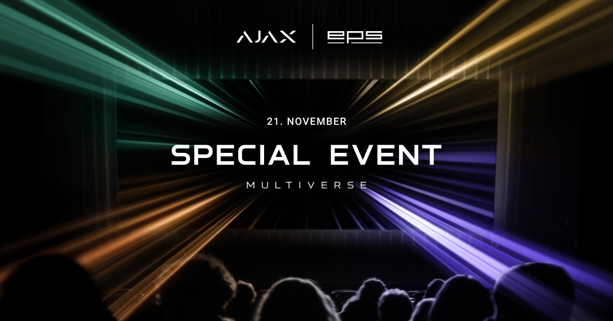 Exklusive Einladung zum AJAX Special Event - Entdecken Sie die Zukunft der Sicherheitstechnik!