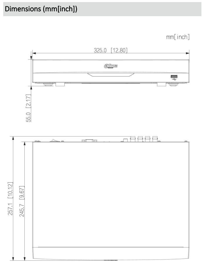 Dahua D-XVR5108H-4KL-I3/T Dahua D-XVR5108H-4KL-I3/T Detailansicht Bild 3 | EPS