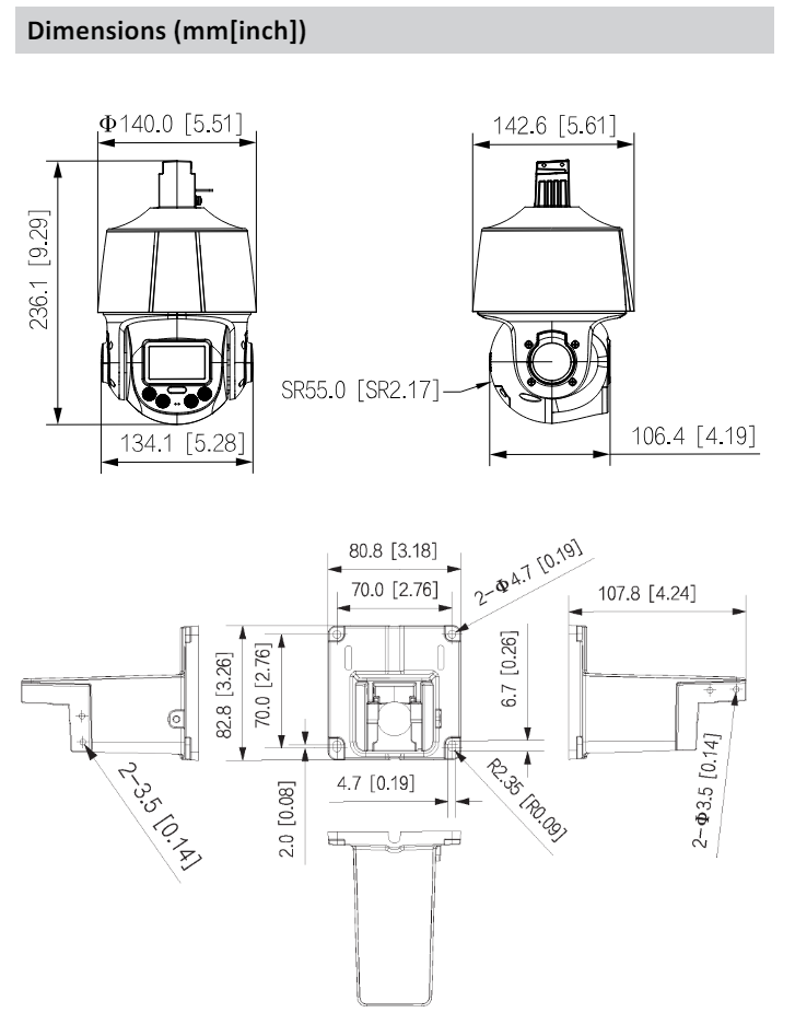 Dahua D-SD3E405DB-GNY-A-PV1 Dahua D-SD3E405DB-GNY-A-PV1 | EPS
