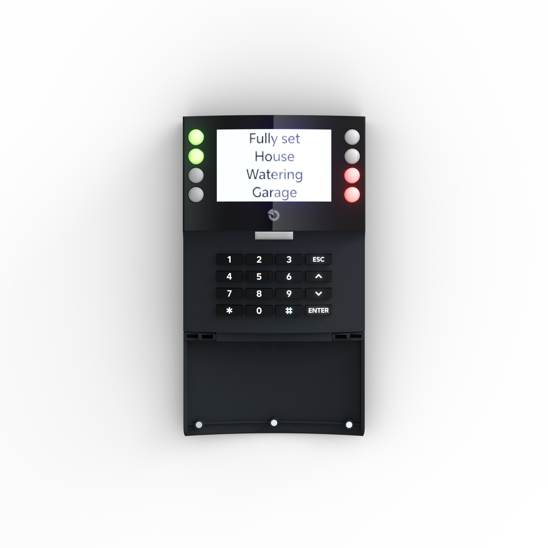 JA-155E-NFC-AN Funk-Tastatur mit Display und NFC - anthrazit