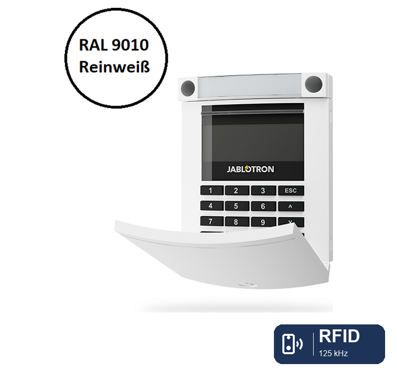 JA-114E Buszugangsmodul mit Display, Tastatur und RFID