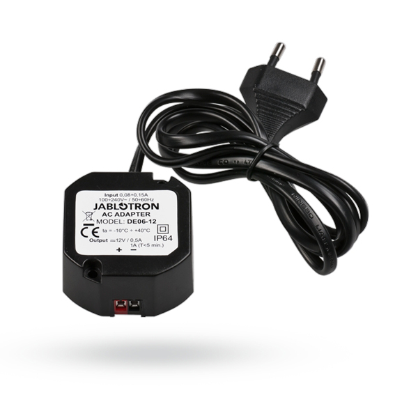 Jablotron DE06-12 Netzteil 12 V/0,5 A Jablotron DE06-12 Netzteil 12 V/0,5 A | EPS